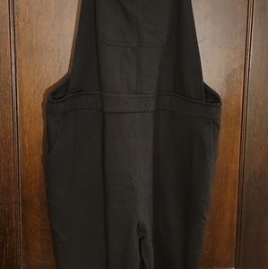 Black Jogger Overalls